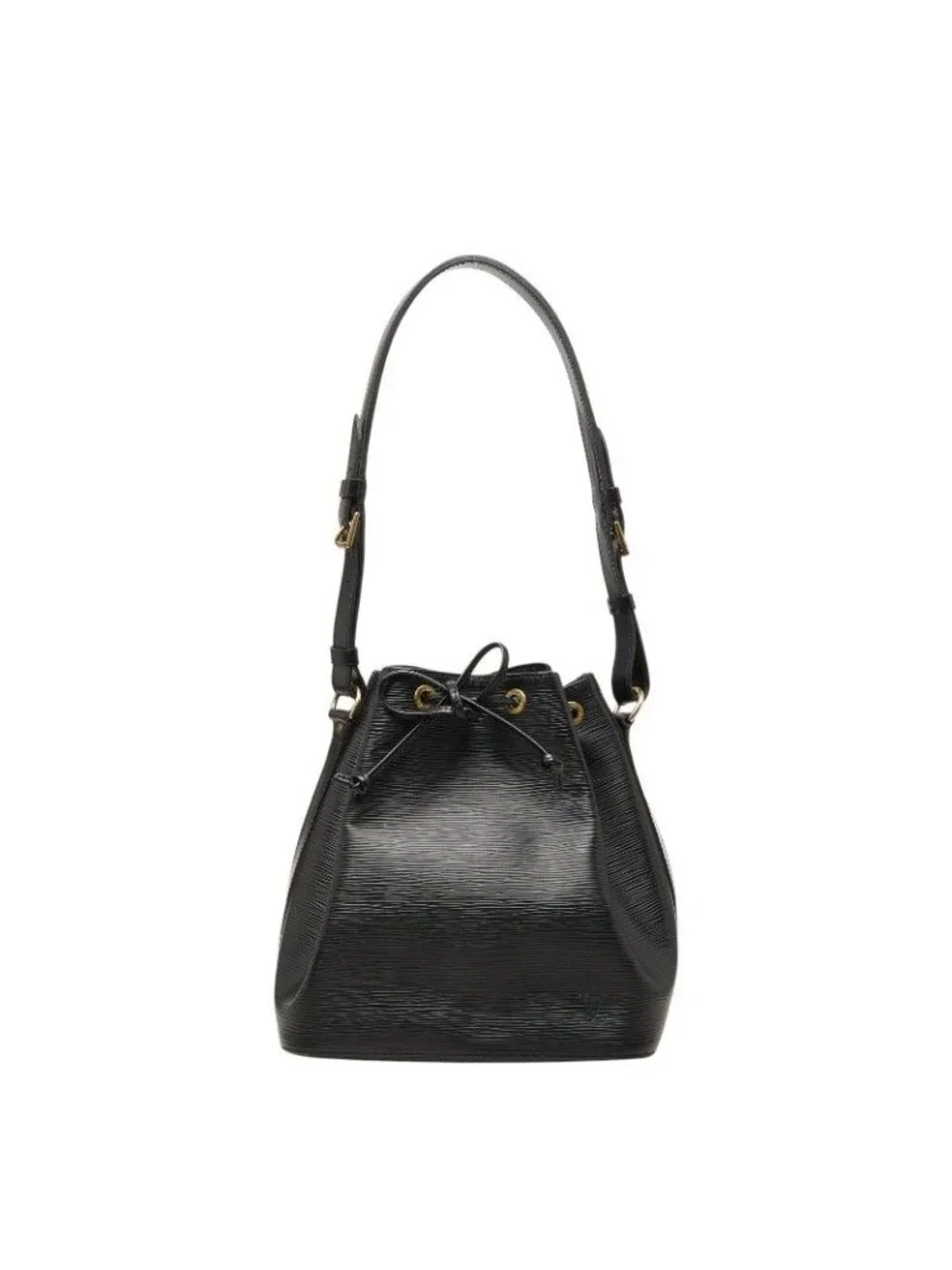 Louis Vuitton Epi Petit Noe Shoulder Bag Noir Black Leather